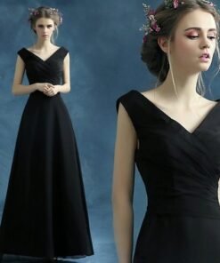 Black Evening Dress-075-07