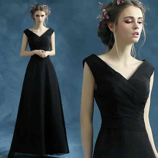Black Evening Dress-075-07