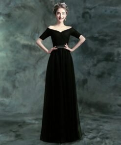 Black Evening Dress-160-05