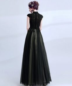 Black Evening Dress-203-04