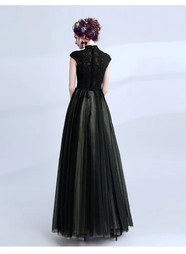black prom dresses 2017 Black Prom Dresses,split Prom Dress,chiffon Prom Dress,long Prom Dresses,2017 Formal Gown,slit Evening Gowns For Teens