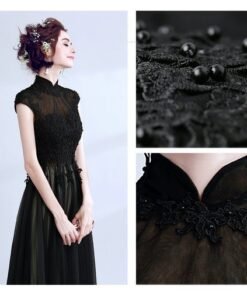 Black Evening Dress-203-05