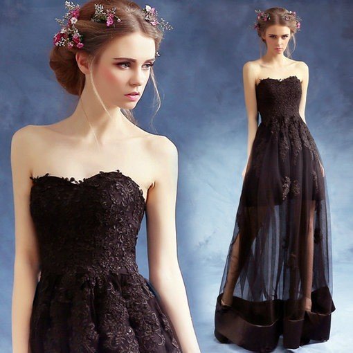 black prom dresses online