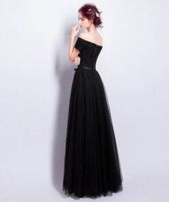 Black Evening Dress-226-01