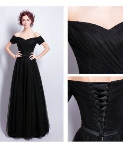 Black Evening Dress-226-05
