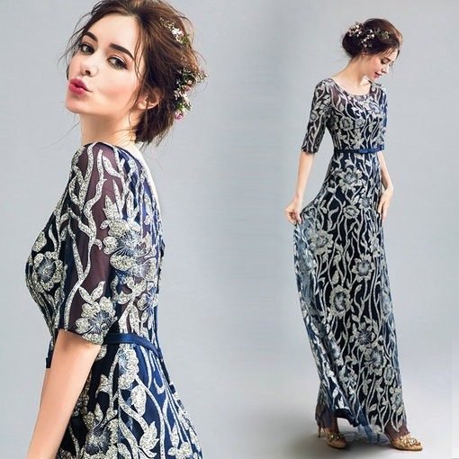 Long Prom dress-201-08