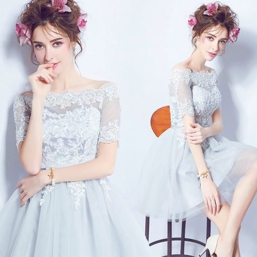 Short Prom dress-215-03