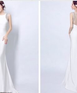 White Eevening Dresses-193-01