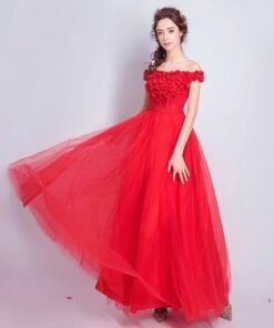 a line evening dress-279-04