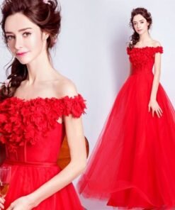 a line evening dress-279-05