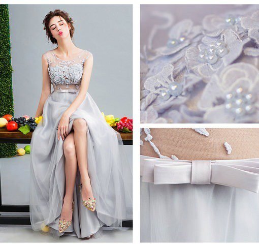 A-line Prom Dress Maternity Evening Gown - Image 4