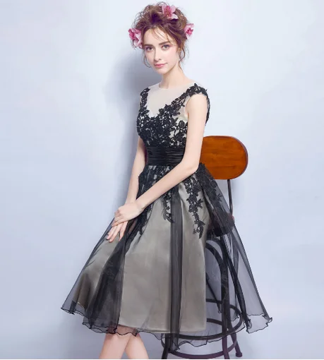 Black Cocktail Dress Short Prom Dress - Affordable Wedding & Prom Dresses |  Premium Wholesale Quality