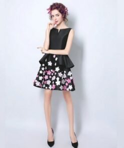 black cocktail dress-248-09