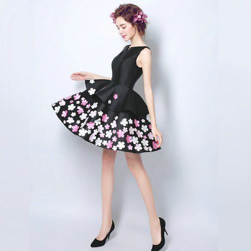 black cocktail dress-248-10