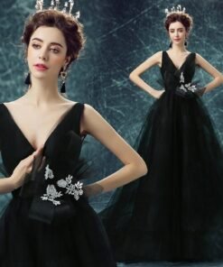 black evening dress-121-03