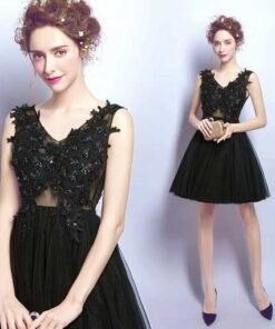 black mini dress-315-04