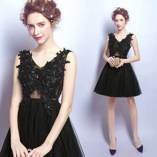 black mini dress-315-04