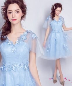 blue cocktail dress-221-02