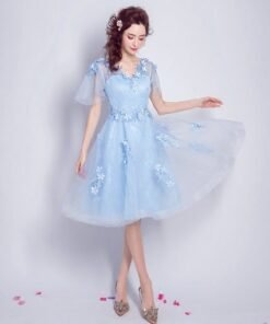 blue cocktail dress-221-06