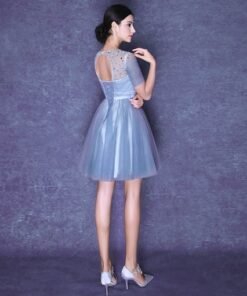 blue cocktail dress-244-04