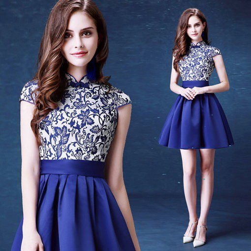 blue cocktail dress-257-01