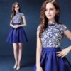 blue cocktail dress-257-05