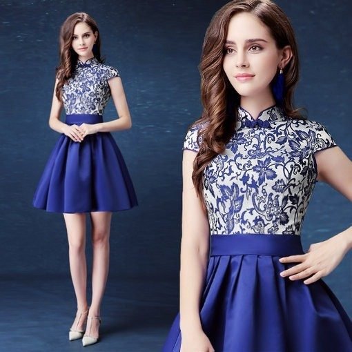 blue cocktail dress-257-05