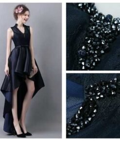 blue cocktail dress-323-07