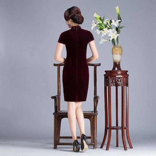 Short cheongsam dress online - Image 5