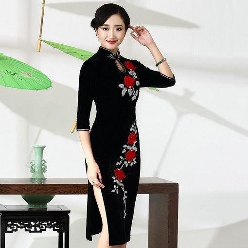 cheongsam black-026-05