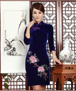cheongsam dress short-048-06