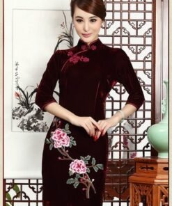 cheongsam dress short-048-07