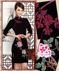 cheongsam dress short-048-08