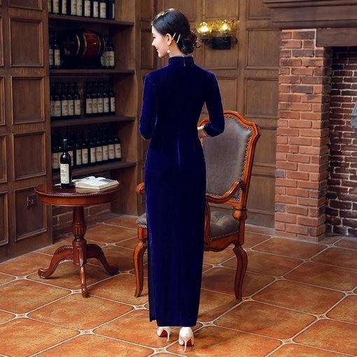 chinese dress blue-039-04