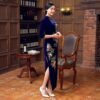 chinese dress blue-039-07
