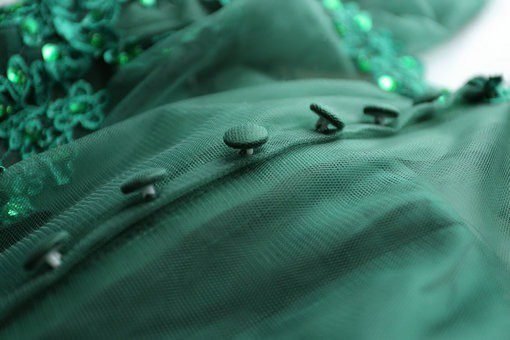 Green A-line Cocktail Dress online - Image 5
