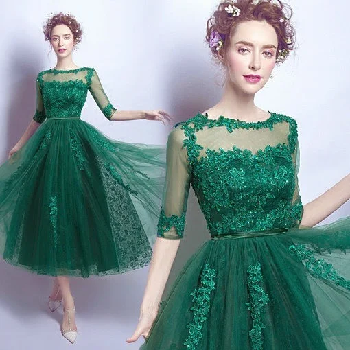 cocktail dress green-135-06