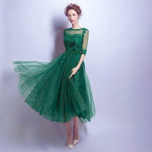 cocktail dress green-135-07