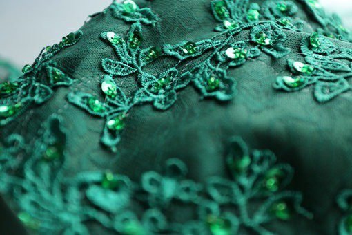 Green A-line Cocktail Dress online - Image 4