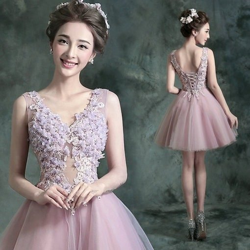 cocktail dress purple-108-01