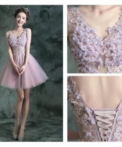 cocktail dress purple-108-03
