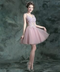 cocktail dress purple-108-04