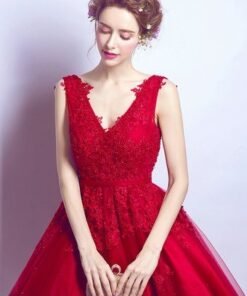 cocktail dress red-085-02