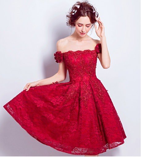 Cocktail Dress Red Short Prom Dress - Cheap Prom Dress,Evening Dress ...