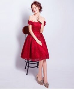 cocktail dress red-142-04