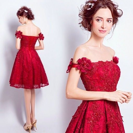 cocktail dress red-142-06