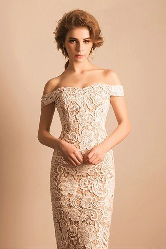 Lace White Cocktail Dress - Cheap Prom Dress,Evening Dress & Wedding ...