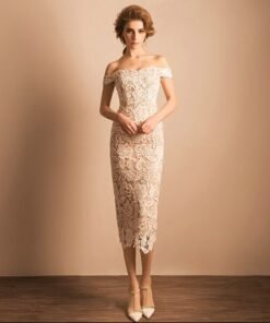 cocktail dress white-110-08