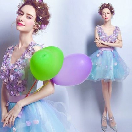 blue-cocktail-dress-w-sleeves-cheap-prom-dress-evening-dress