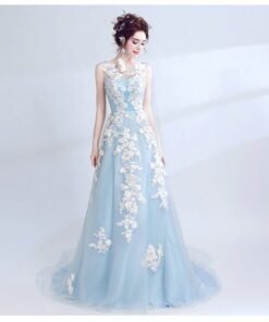 evening dress blue-169-05